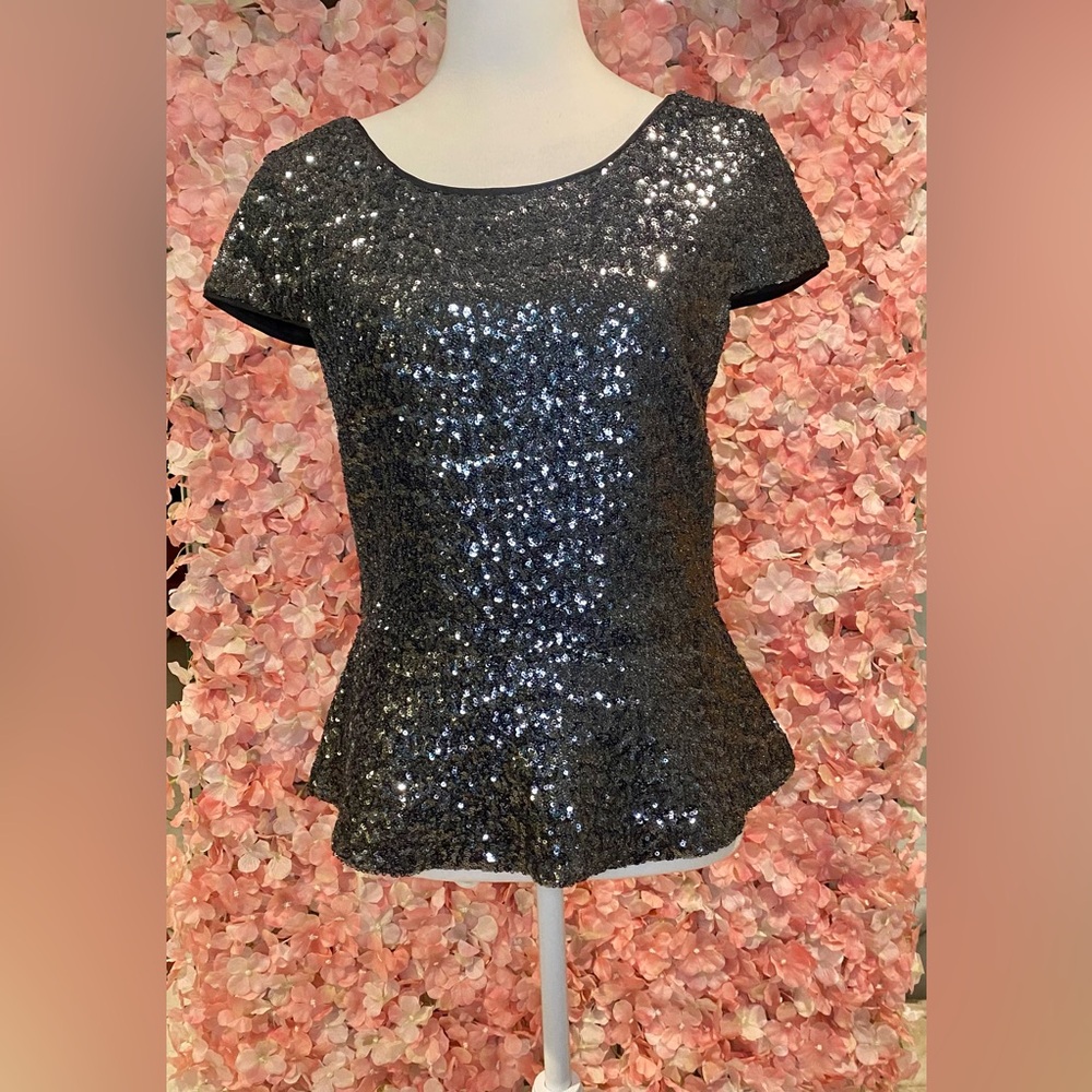 Gianni Bini Sparkly Holiday Top